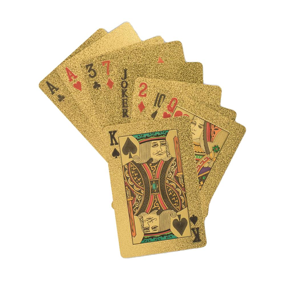 Midocean Gold As Waterproof Playing Card Deck (Pack Of 54) - One Size