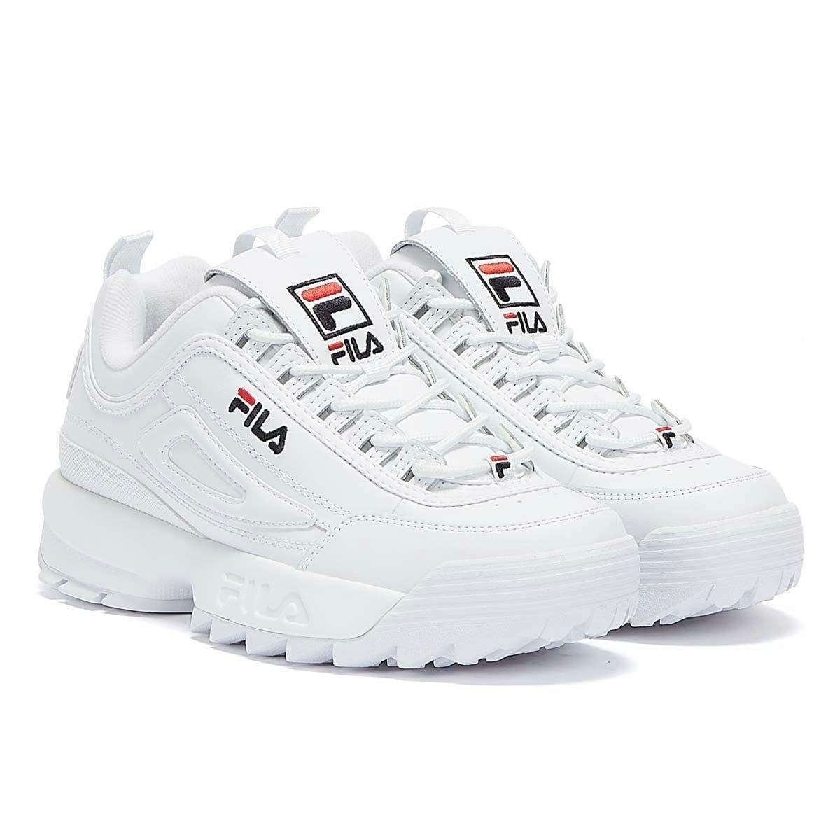 Fila Unisex White 5Fm00002-125 Disruptor Ii Premium Core - Uk 4 / Eu 37.5 / Us 5