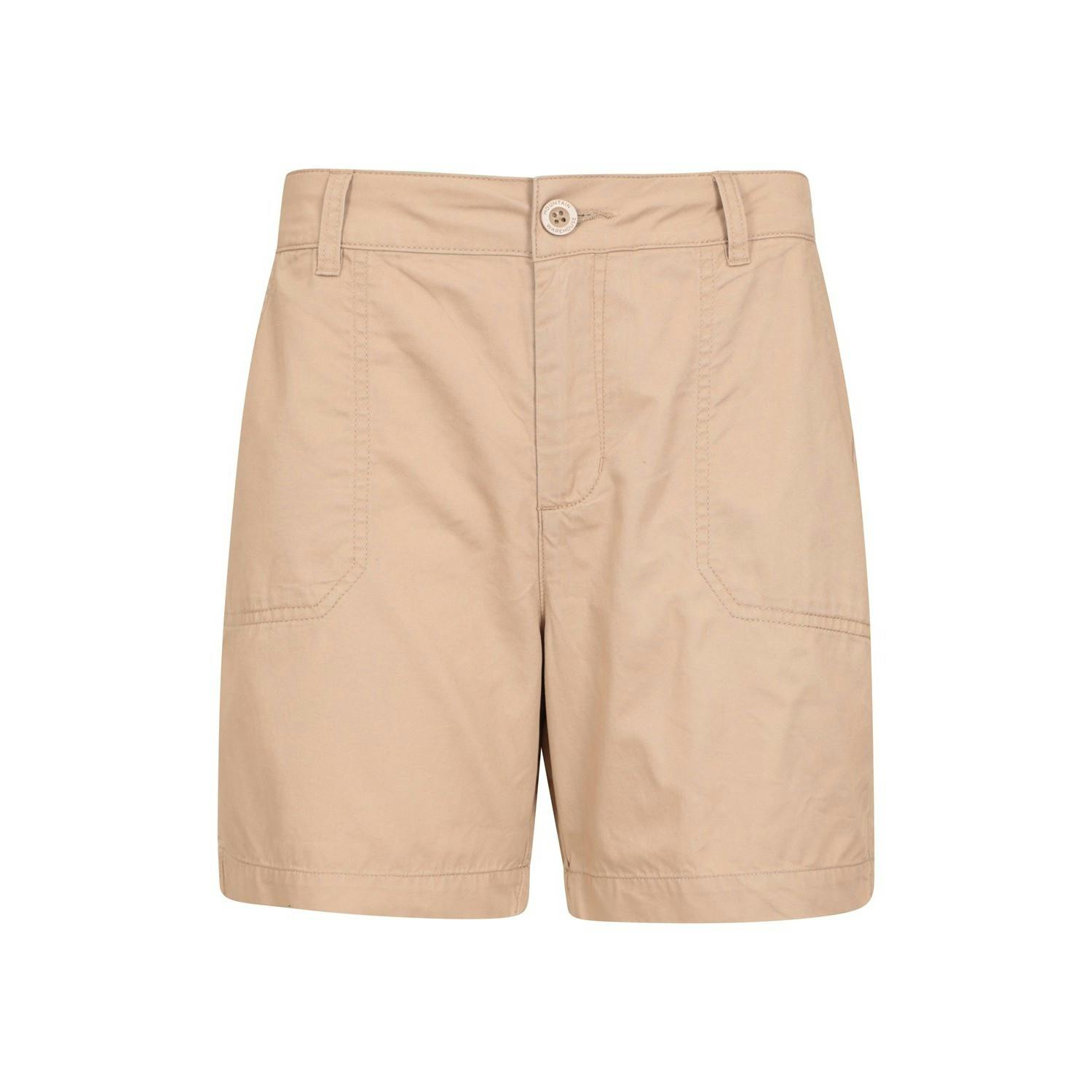 Mountain Warehouse Women's Dark/Beige / Bayside Shorts - 18 Uk - 100% Cotton