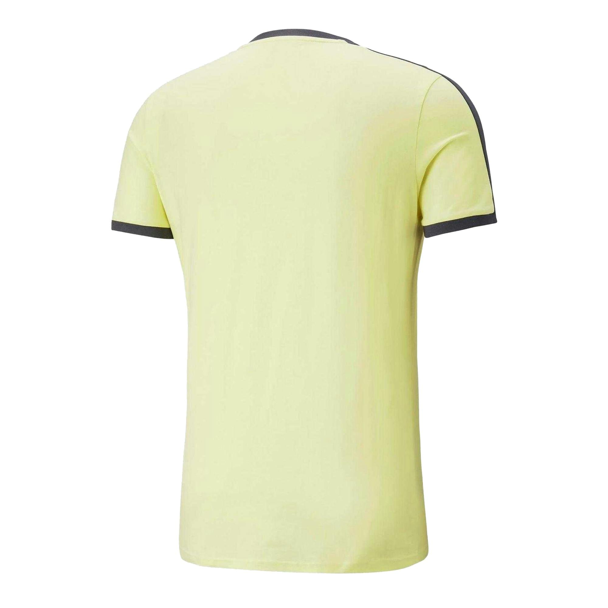 Puma Men's Yellow Ftblheritage T7 Manchester City Fc T-Shirt - M