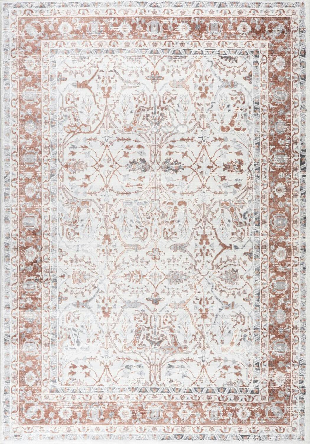The Rugs Montana Bordered Rose Rug | 4070 - 80X150 Cm