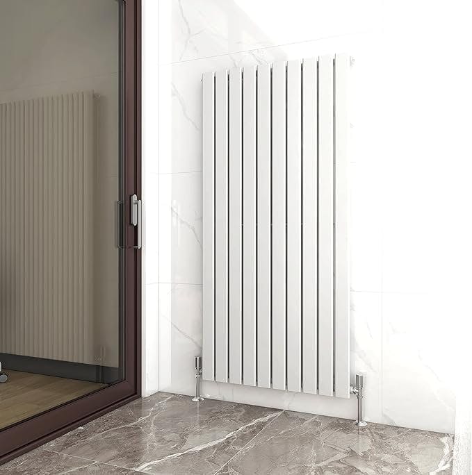 Mcc Direct Anthracite Single Flat Panel Vertical Column Radiator 1600X680 Mm