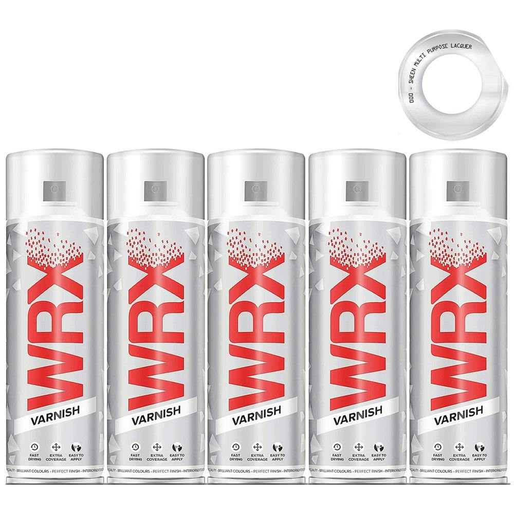 Wrx Yellow 6X Sheen Varnish Spray Paint 400Ml - Image 7