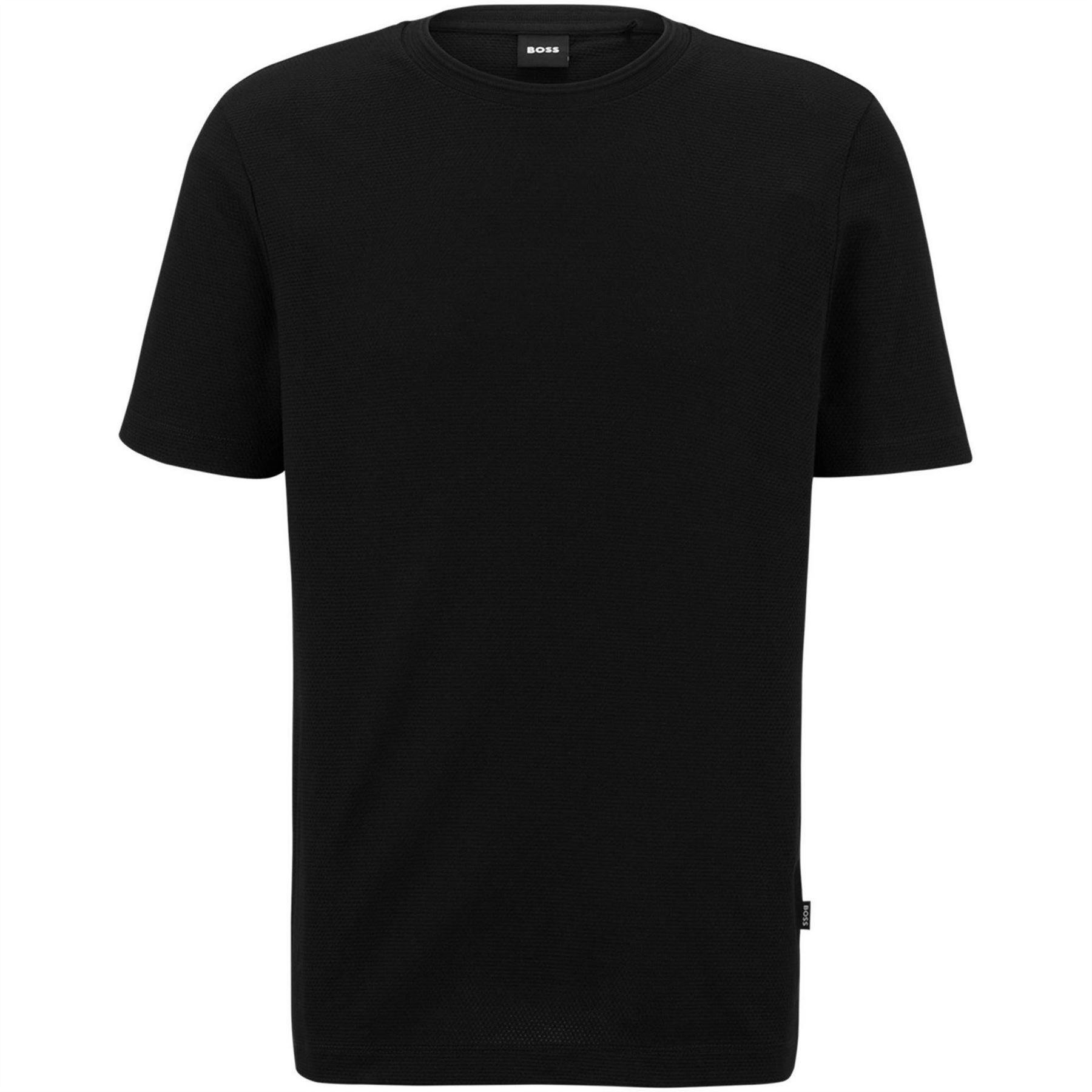 Hugo Boss Men's Black Boss Cotton Regular T-Shirt - L - 100% Mixed