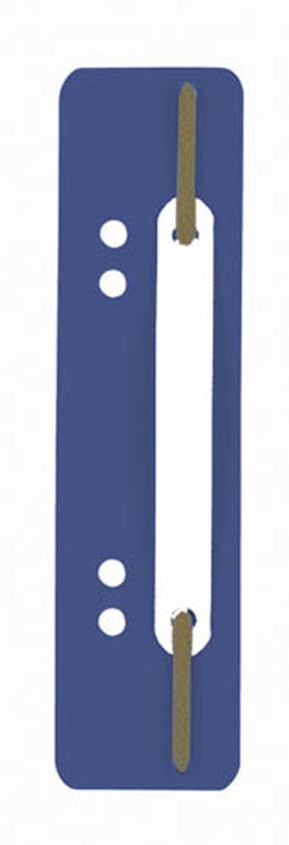 Rackhams Blue Flexi Punched Filing Strip Binding Clip Bar Tab | 250 Pack | Navy