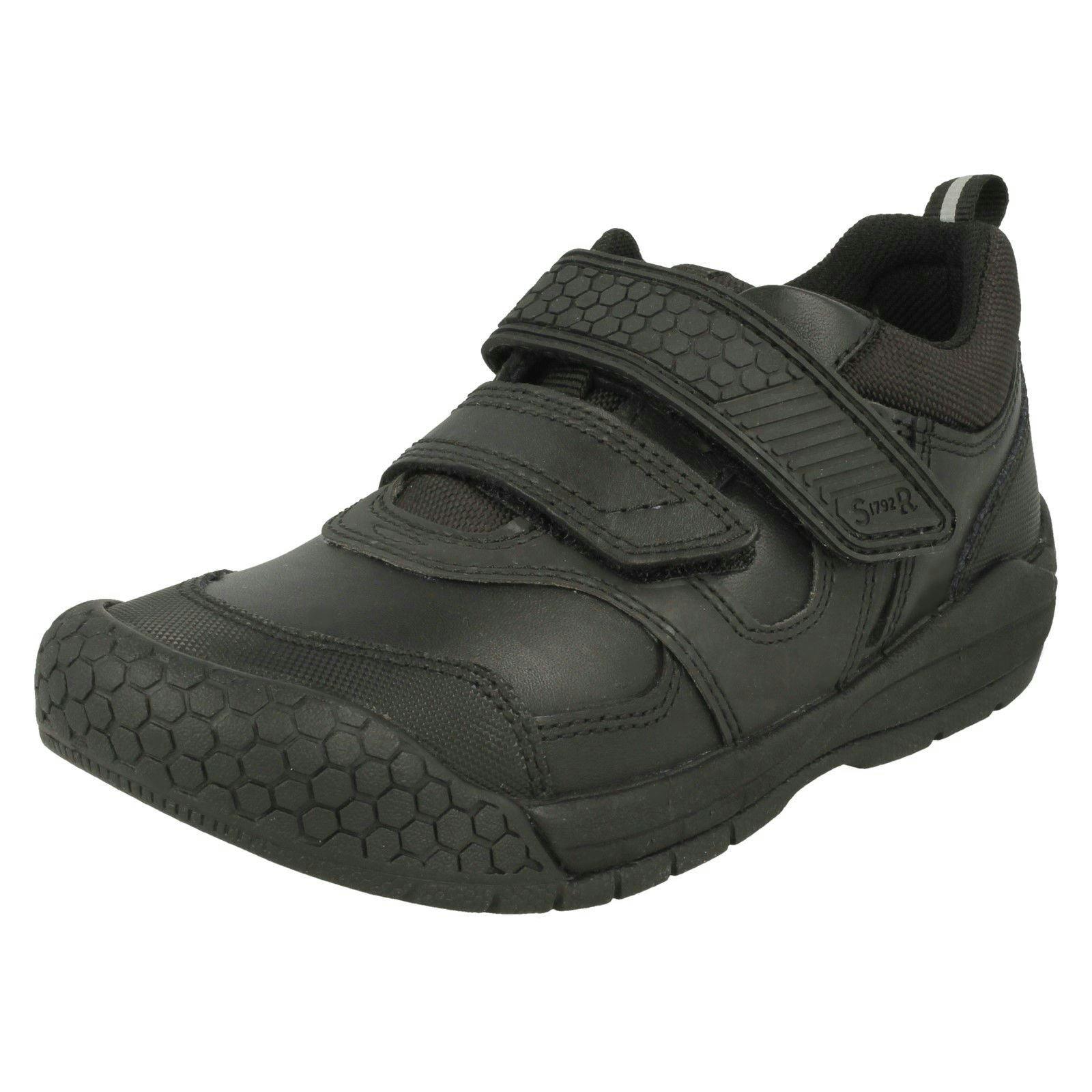Start-Rite Boys Black Formal/School Shoes Strike - Leather - Uk 12.5 Child - E