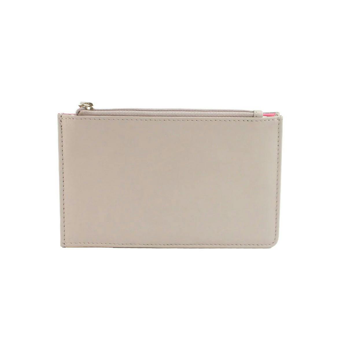 Eastern Counties Leather Ivory Valerie Contrast Panel Leather Purse - /Rose - /Rose - One Size - 100% Leather