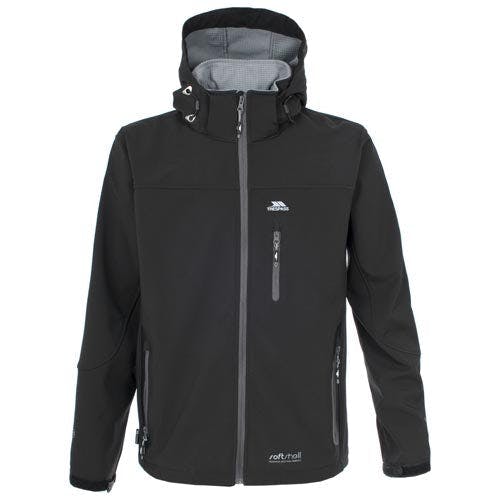 Trespass Men's Black Accelerator Ii Softshell Jacket - M