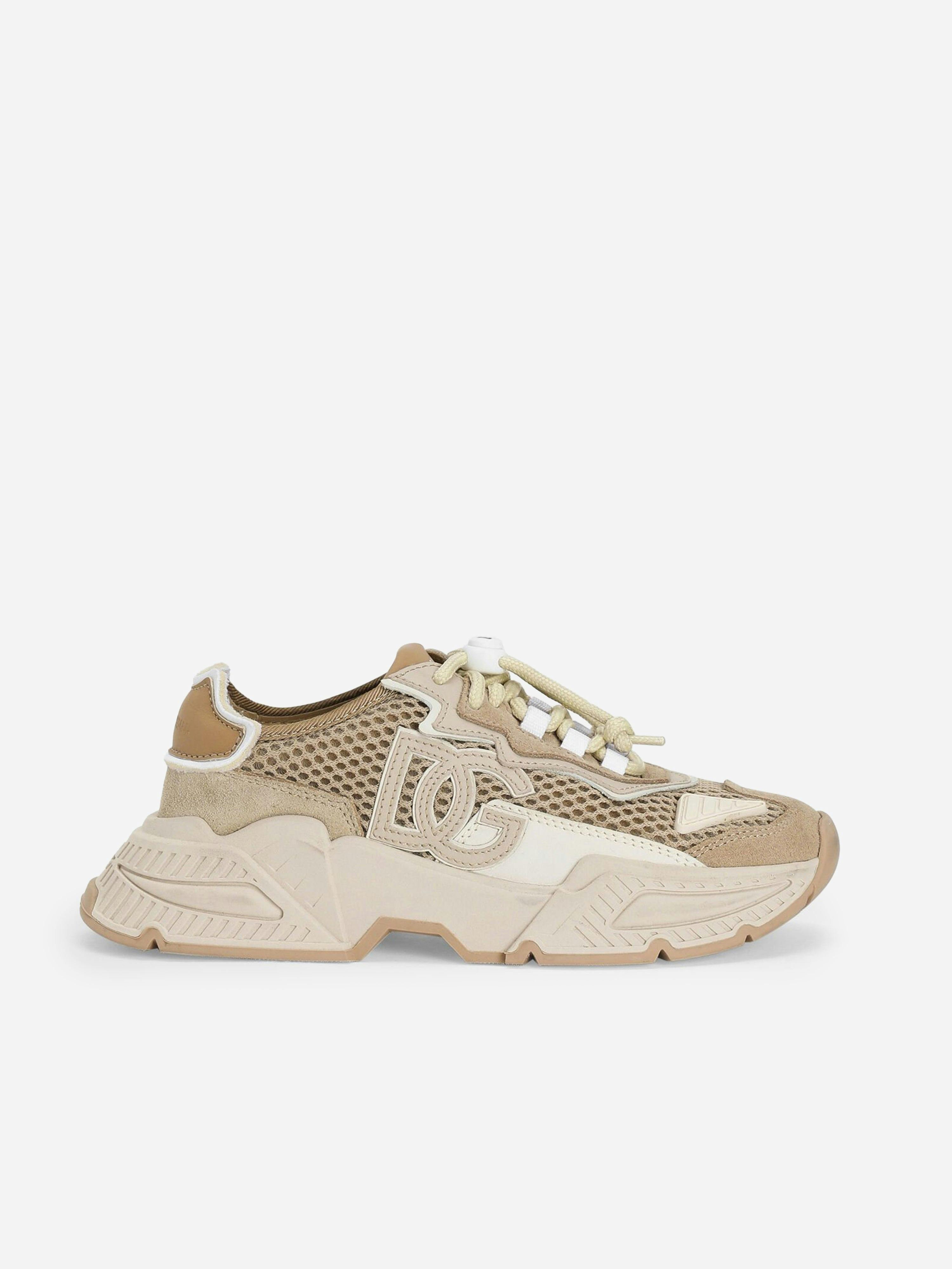 Dolce & Gabbana Kids Unisex Kids Beige Dg Daymaster Trainers In - Eu 39