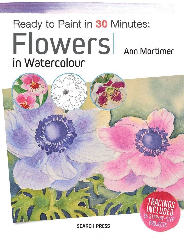 Ready to Paint in 30 Minutes: Flowers in Watercolour. Mortimer ** - Image 9