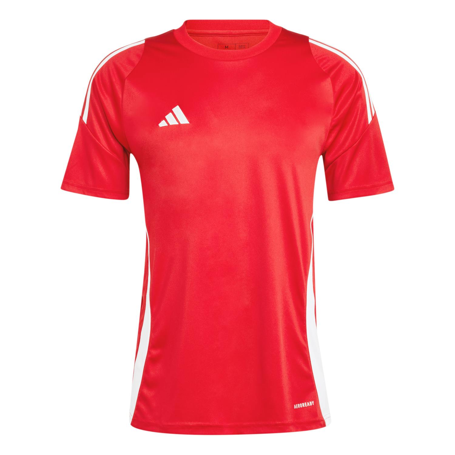 Adidas Men's Red Tiro 24 Aeroready T Shirt Jersey Is1016 - S