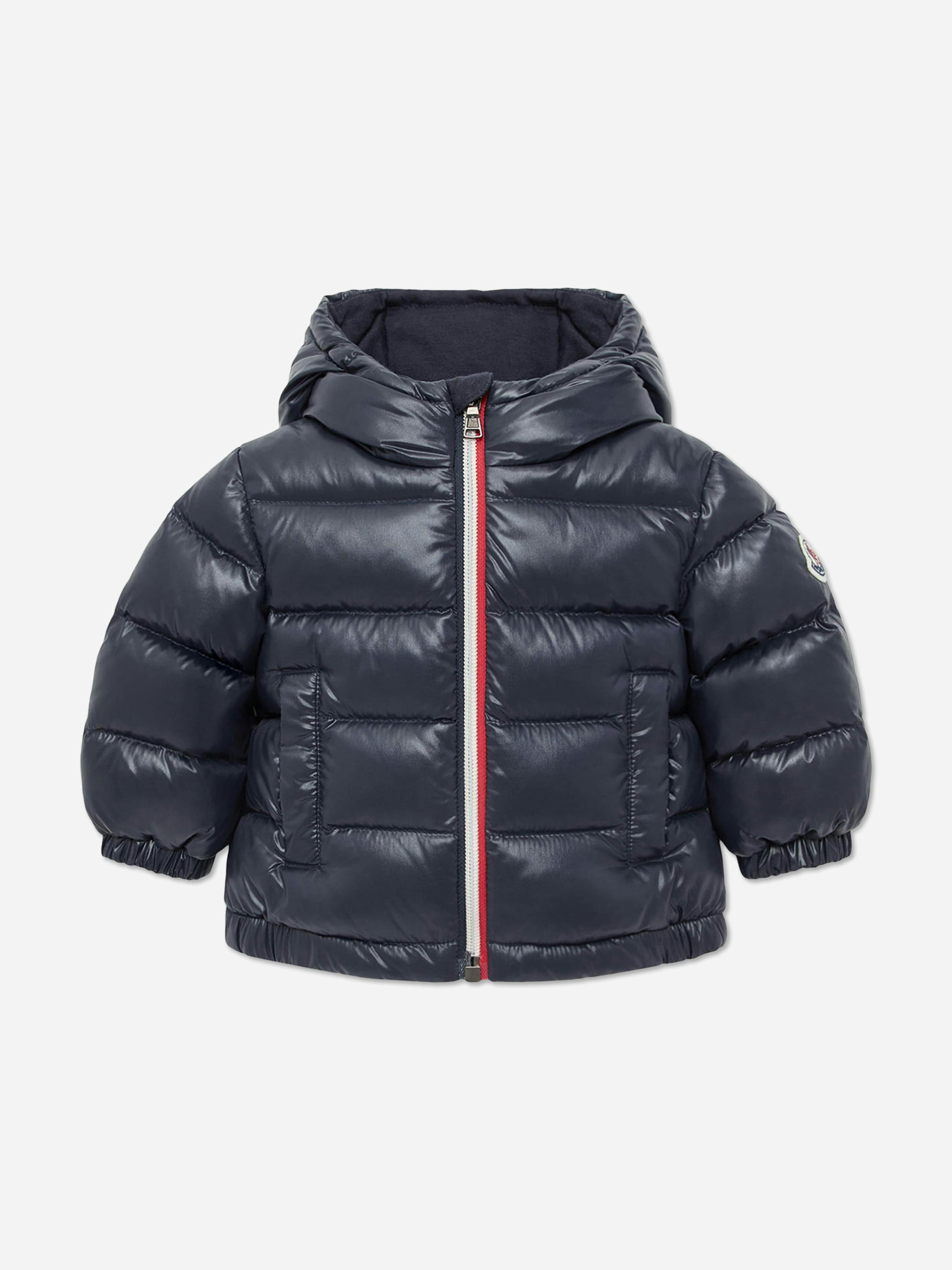 Moncler Enfant Men's Blue Baby Boys Down Padded New Aubert Jacket In Navy - 9 - 12 Mths