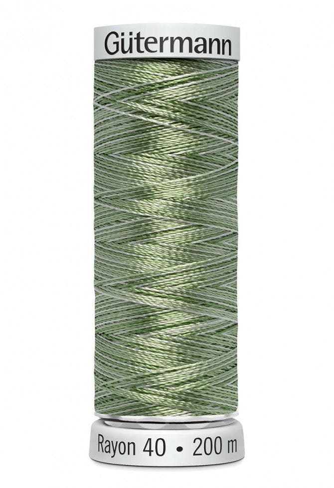 Gutermann No 40 Sulky Rayon Embroidery Thread 200M Rayon Thread Suitable For Embroidery - 2111 - 200 Metres