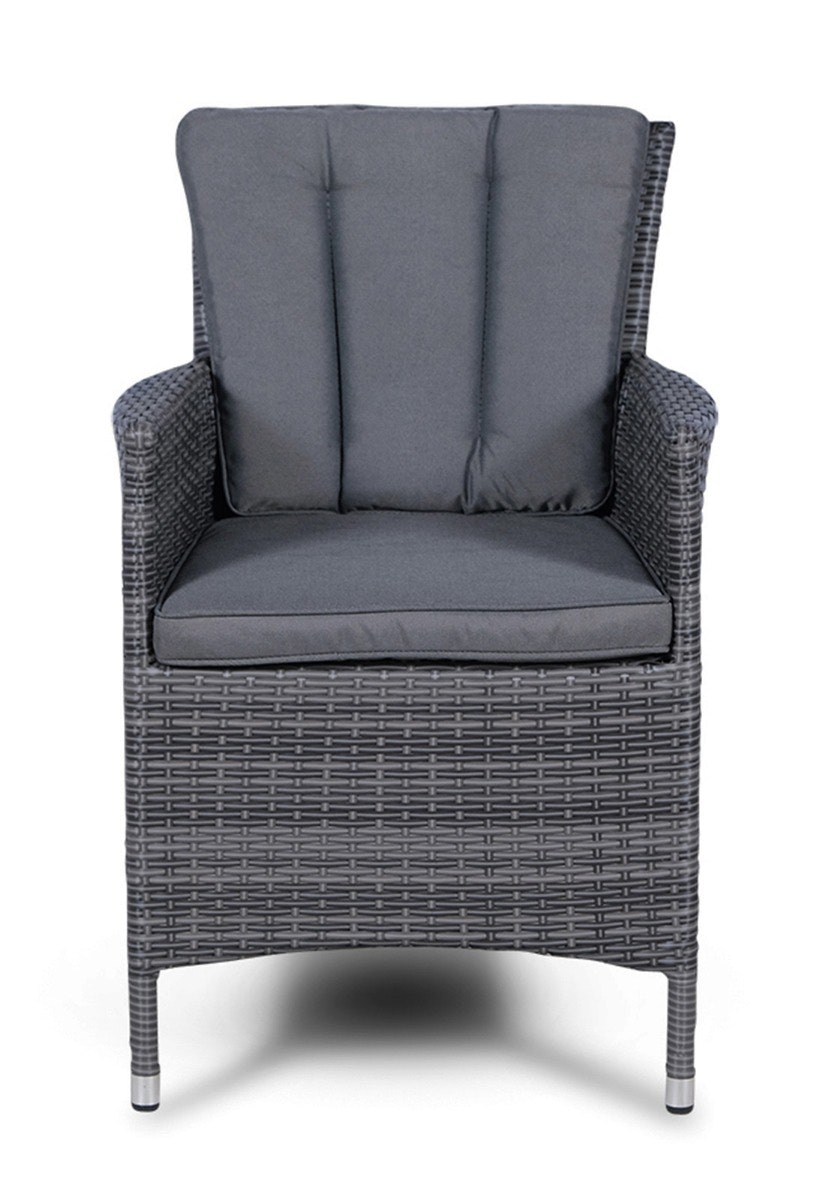 Giardino Grey Savannah Outdoor Rattan Garden Dining Chair - 1