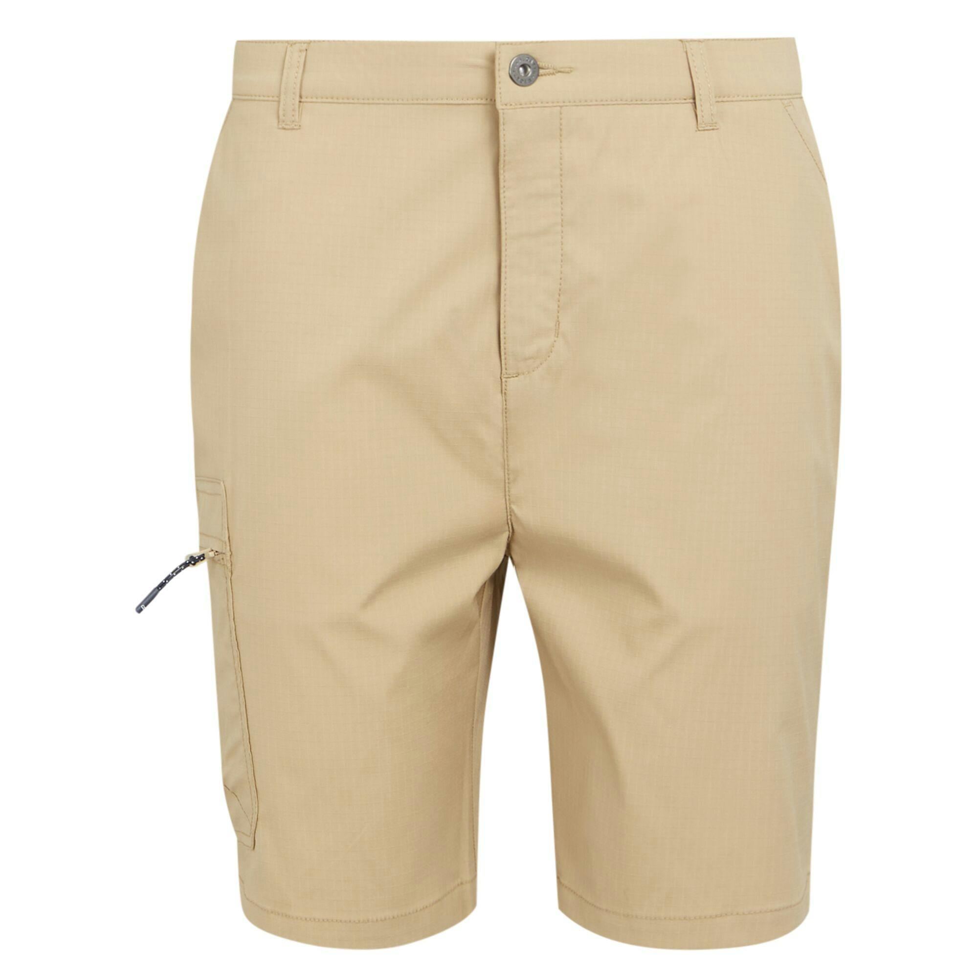 Regatta (38R, Oat) Mens Dalry Multi Pocket Shorts - Image 2