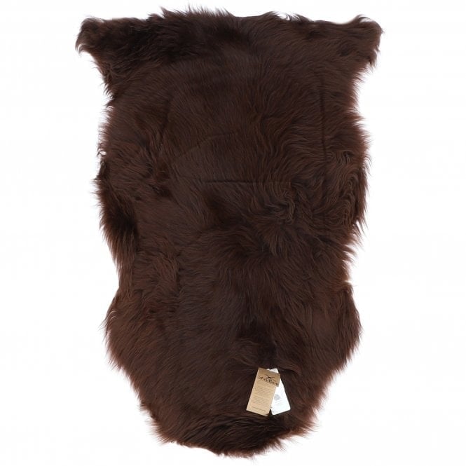 Rackhams Brown Single Australian Sheepskin Rug - Single - Sheepskin - Natural