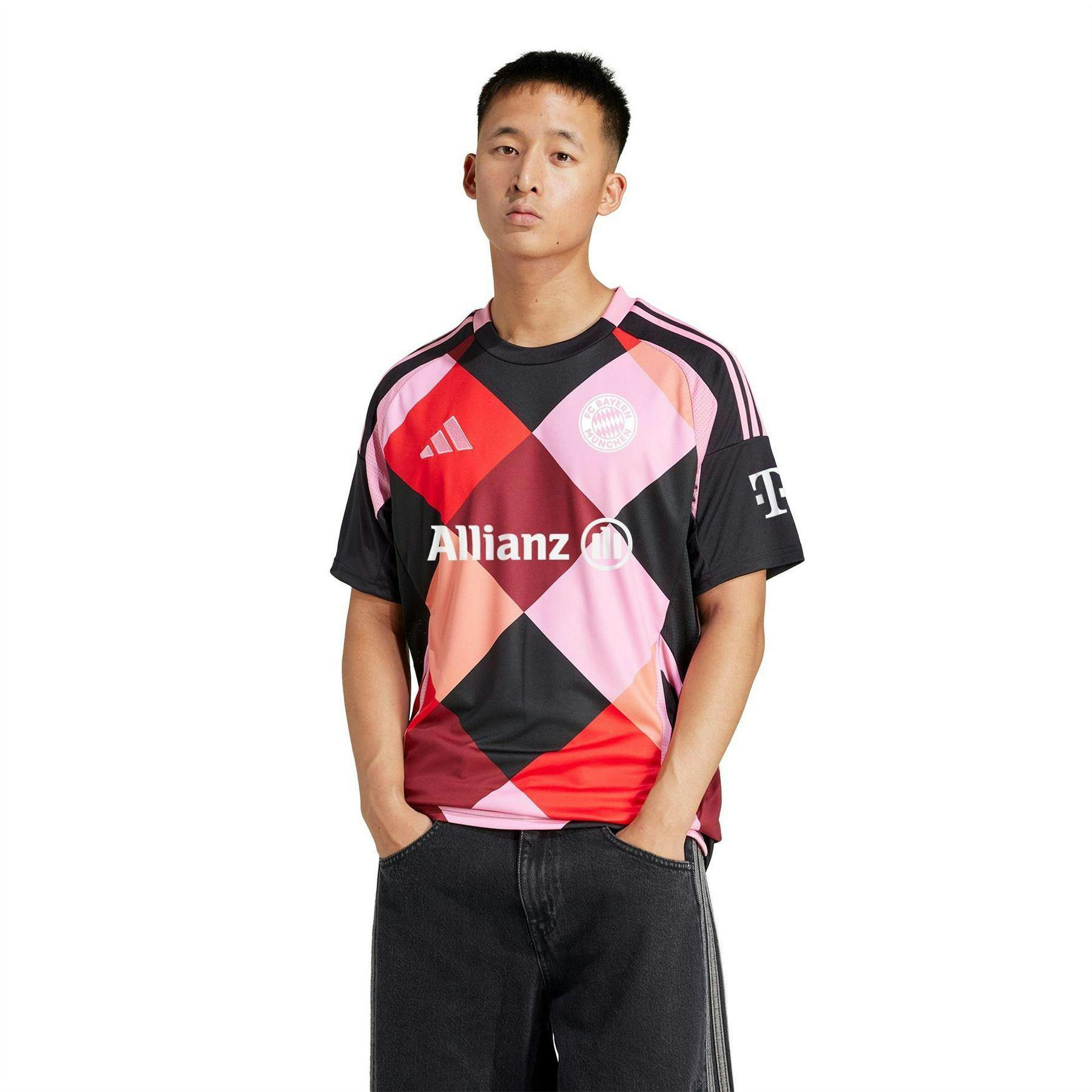 Adidas Men's Black Fc Bayern Munich Jersey - L - 100% Recycled Polyester