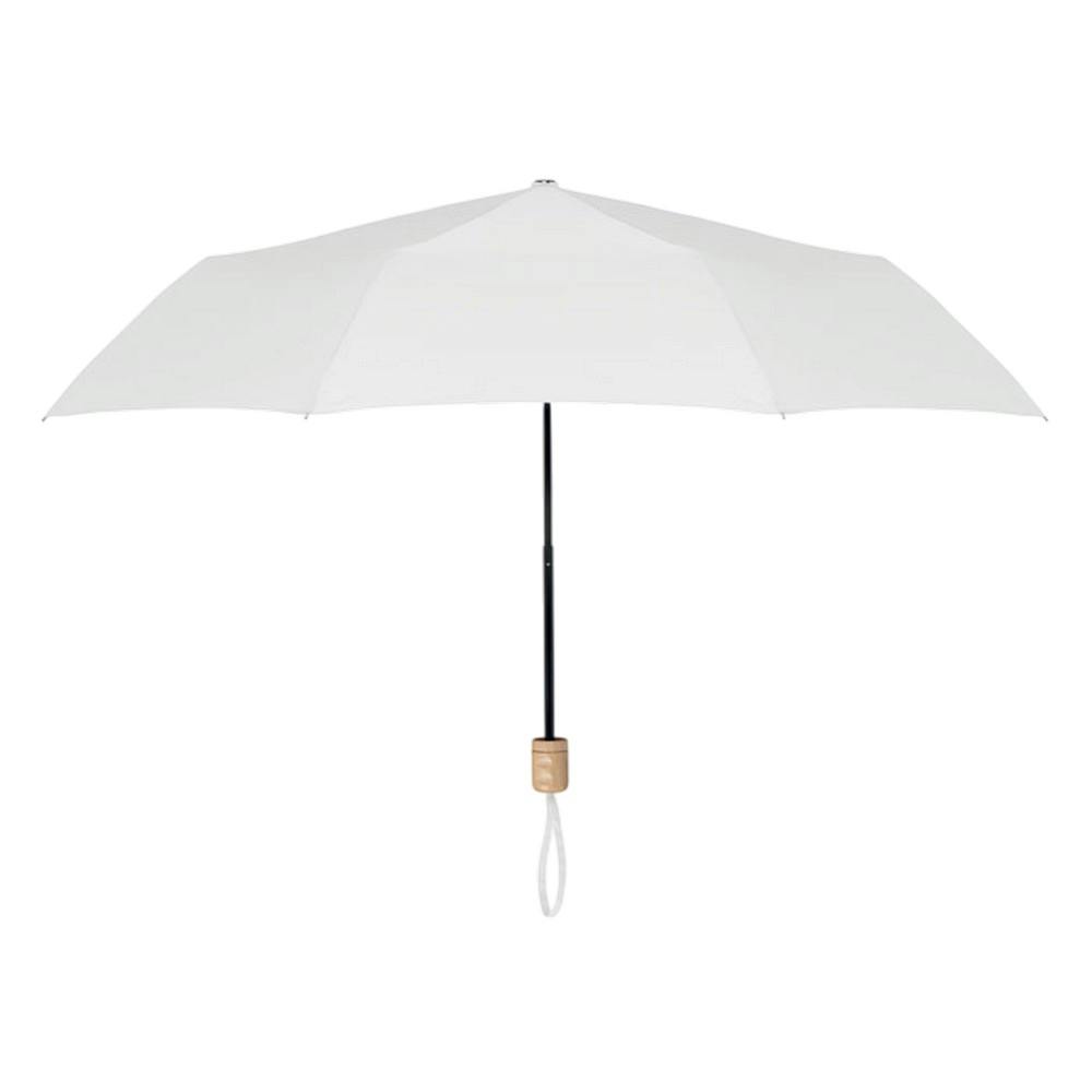 Midocean White Tralee Rpet Folding Umbrella - One Size - 100% Mixed