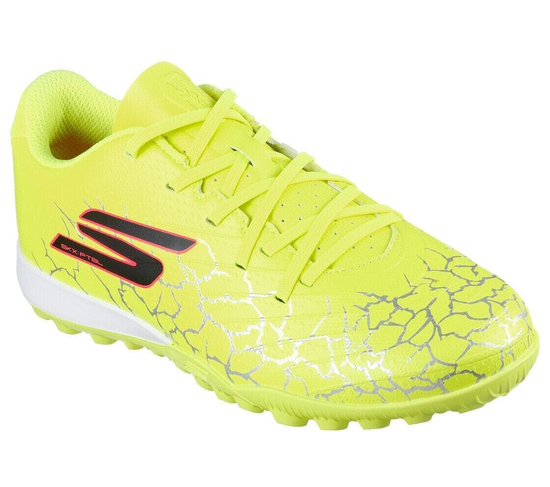 Skechers Boys Yellow / Girls Junior Astro Turf Football Trainers Tf Skx 1.5 - Uk 4 Eu 37