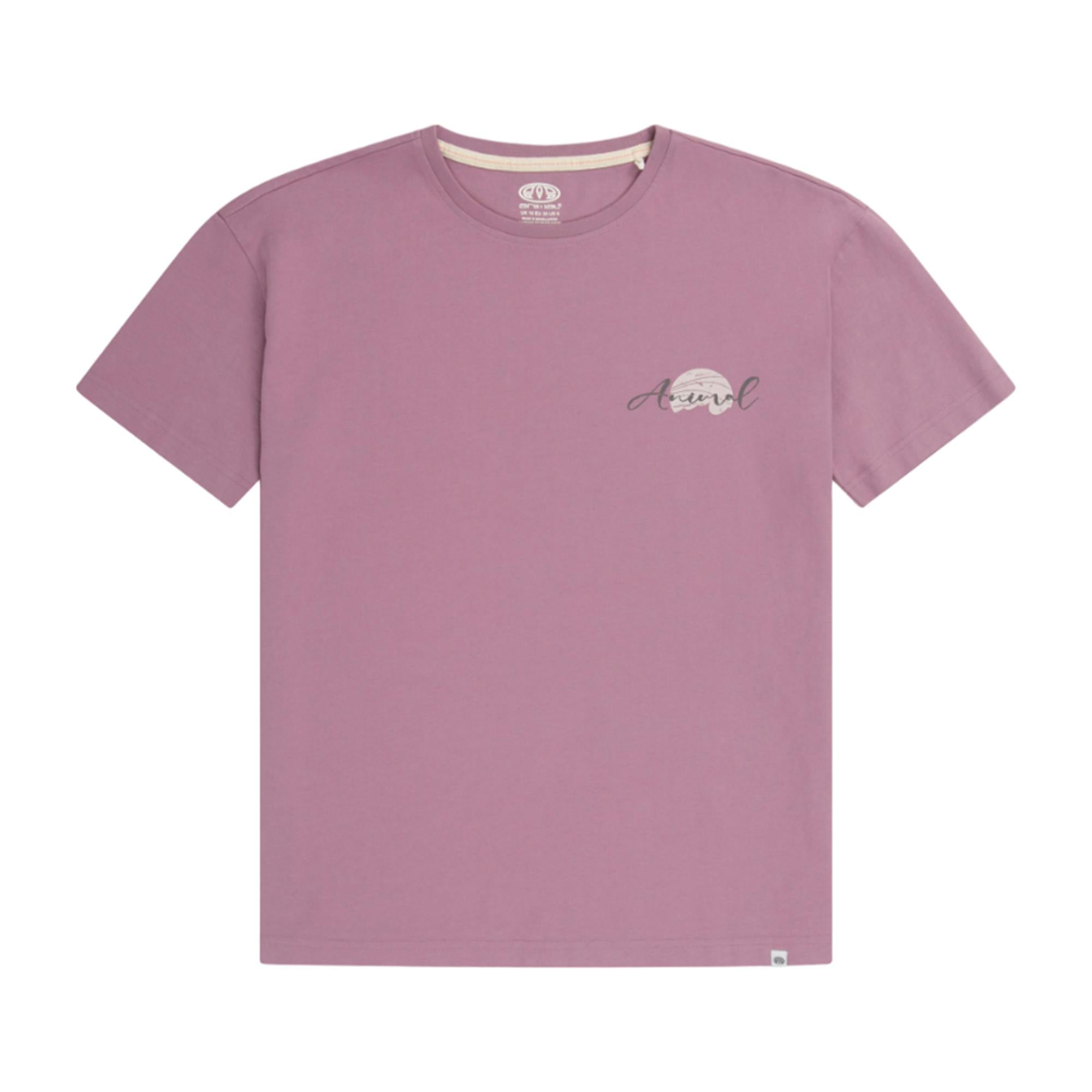 Animal Women's / Leena Organic Cotton Boxy T-Shirt - Grape - 6 Uk - Grape - 100% Organic Cotton