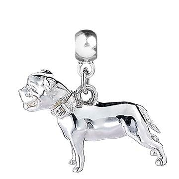 Mylee London Silver Staffordshire Bull Terrier Charm - No - Slider Charm
