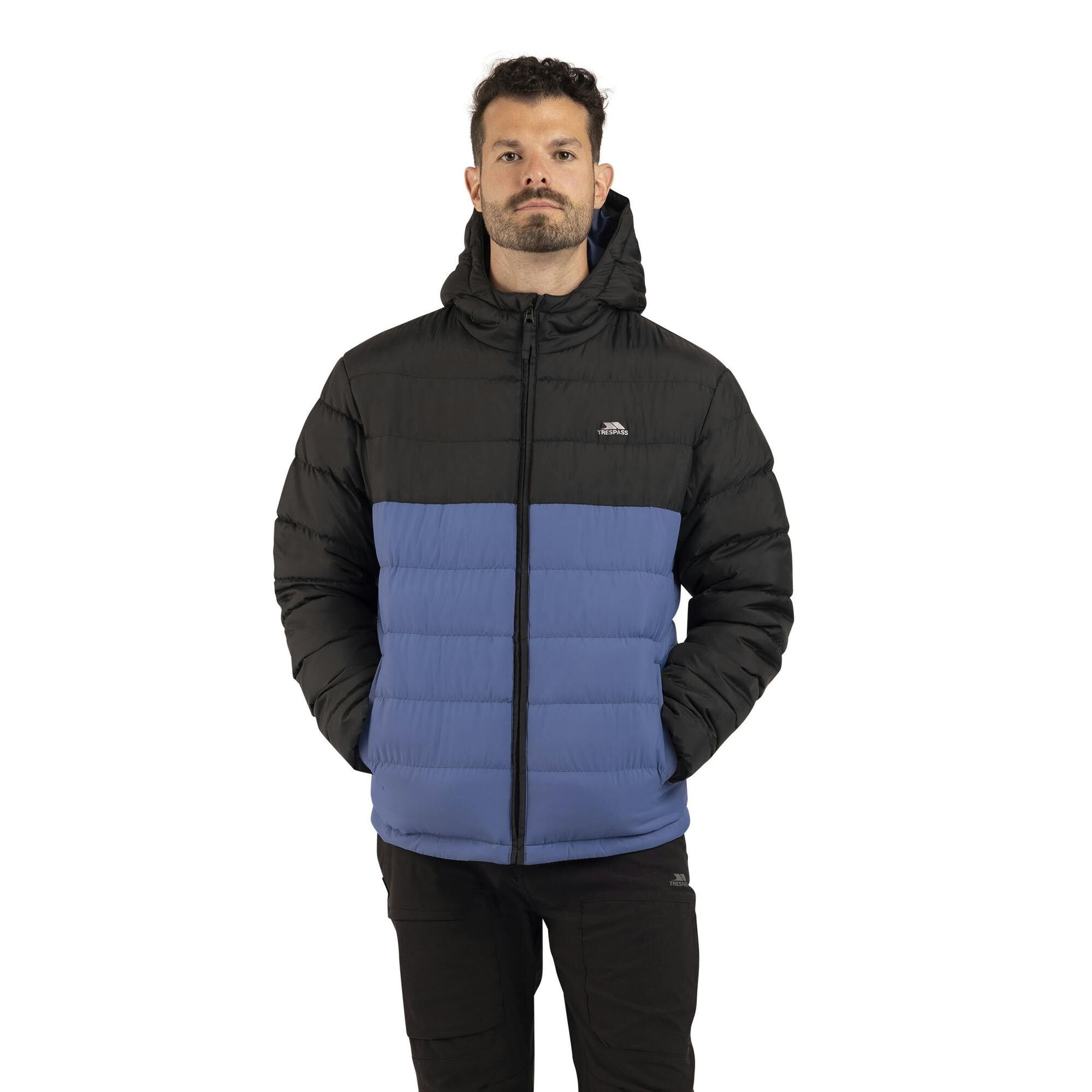 Trespass Men's Mid Blue Oskar Padded Jacket In | : Small - Image 2