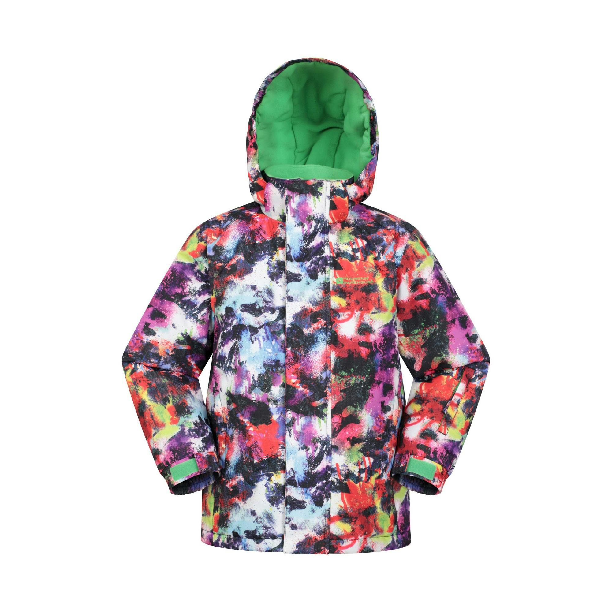 Mountain Warehouse Childrens/Kids Mogal Abstract Ski Jacket - Mixed - 11-12 Years - Mixed - 100% Polyester