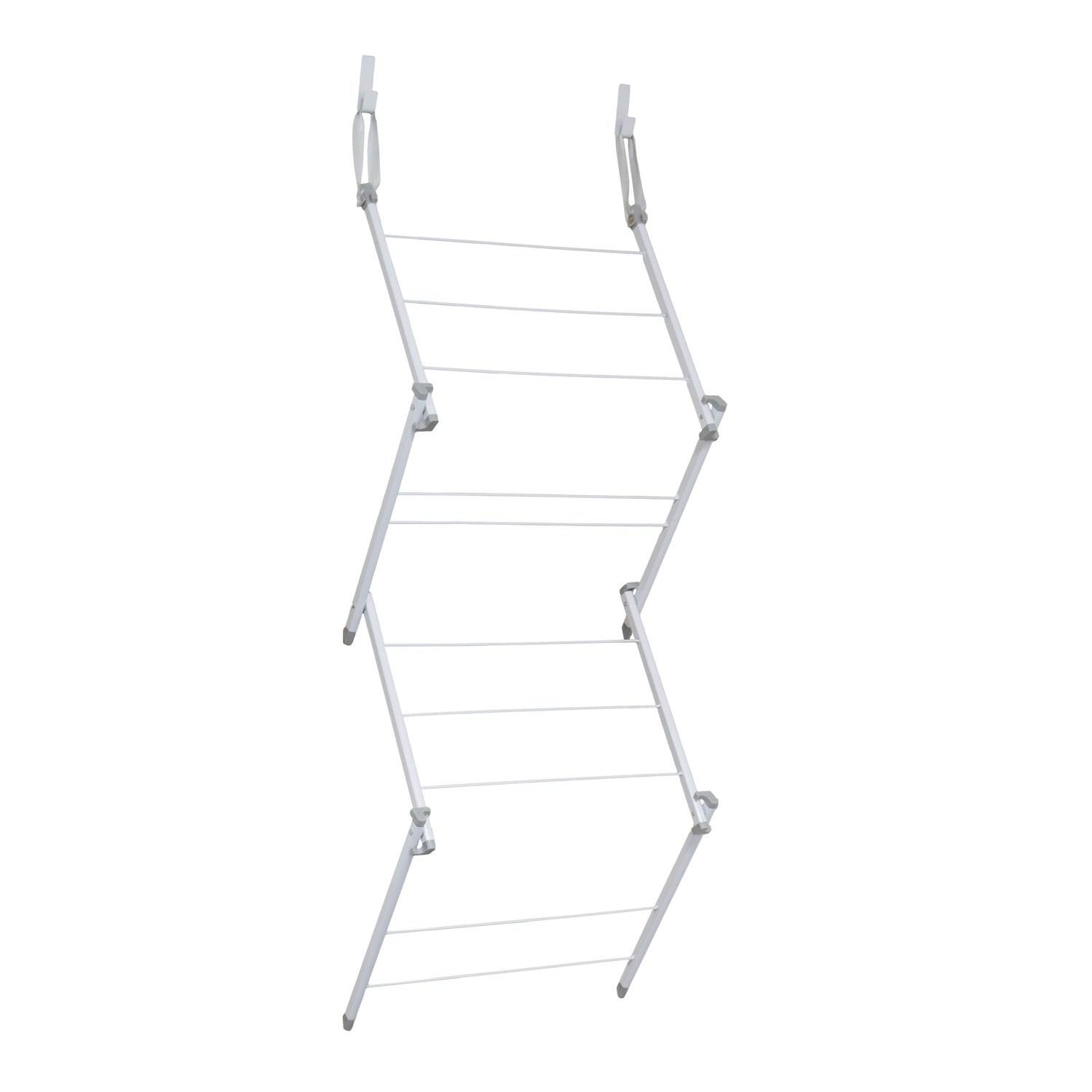 Jvl White Over Door Concertina Drying Airer - 4.5M,
