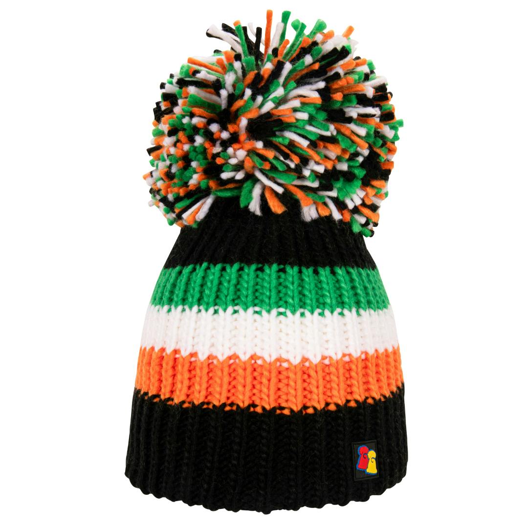Big Bobble Hats Unisex Black/Orange/White St. Hatrick
