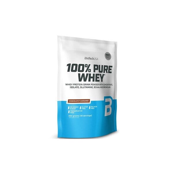 Biotechusa 100% Pure Whey, Chocolate (Ean 5999076238323) - 454 Grams - Image 3
