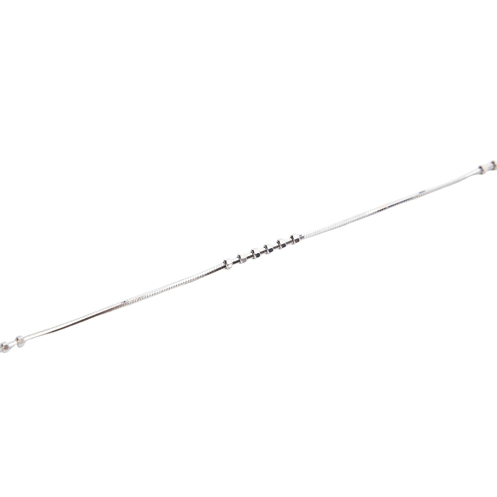 Spero London Silver Six Beads Sterling Bracelet