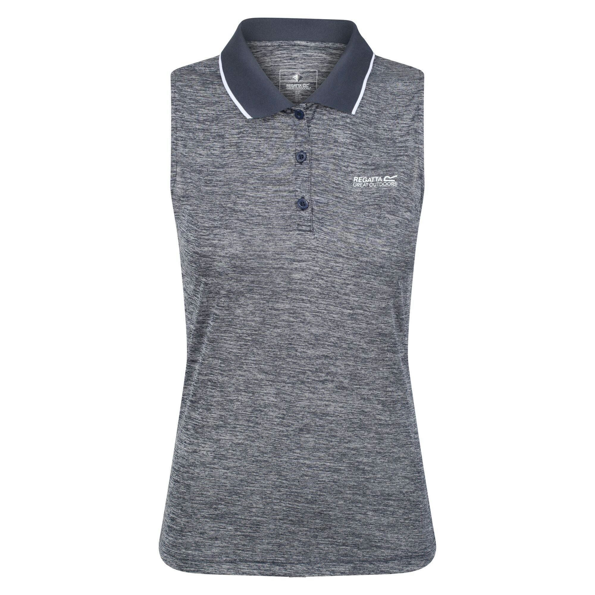 Regatta Women's / Tima Ii Sleeveless Polo Shirt - Navy - Navy - Size 20 Uk