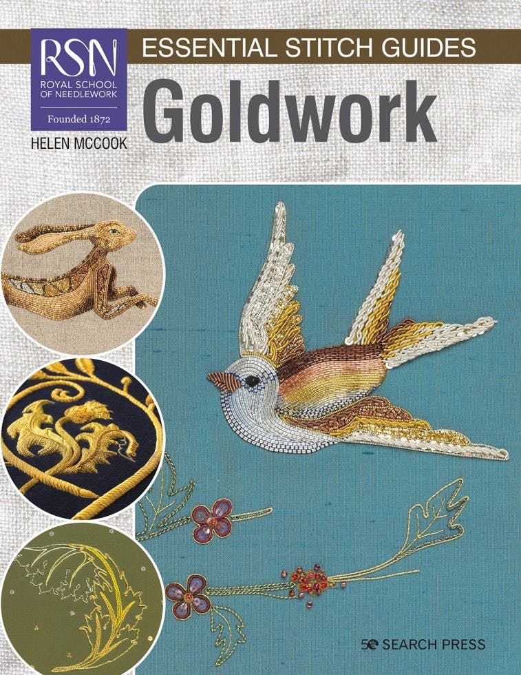 RSN Essential Stitch Guides: Goldwork: Large format edition By McCook, Helen He - Image 7