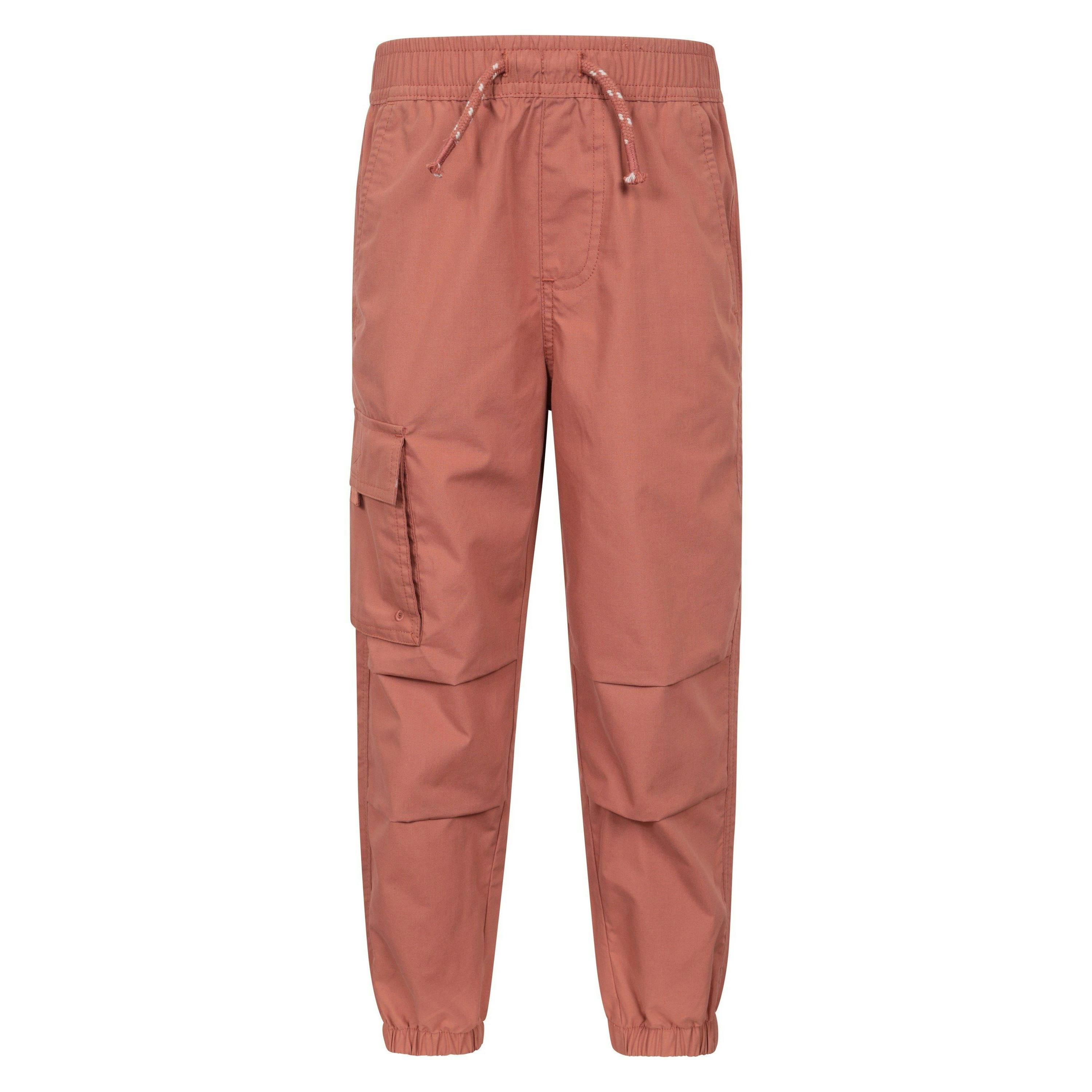 Mountain Warehouse Kids Active Hiking Trousers - Rust - 13 Years - Rust - 65% Polyester/35% Cotton