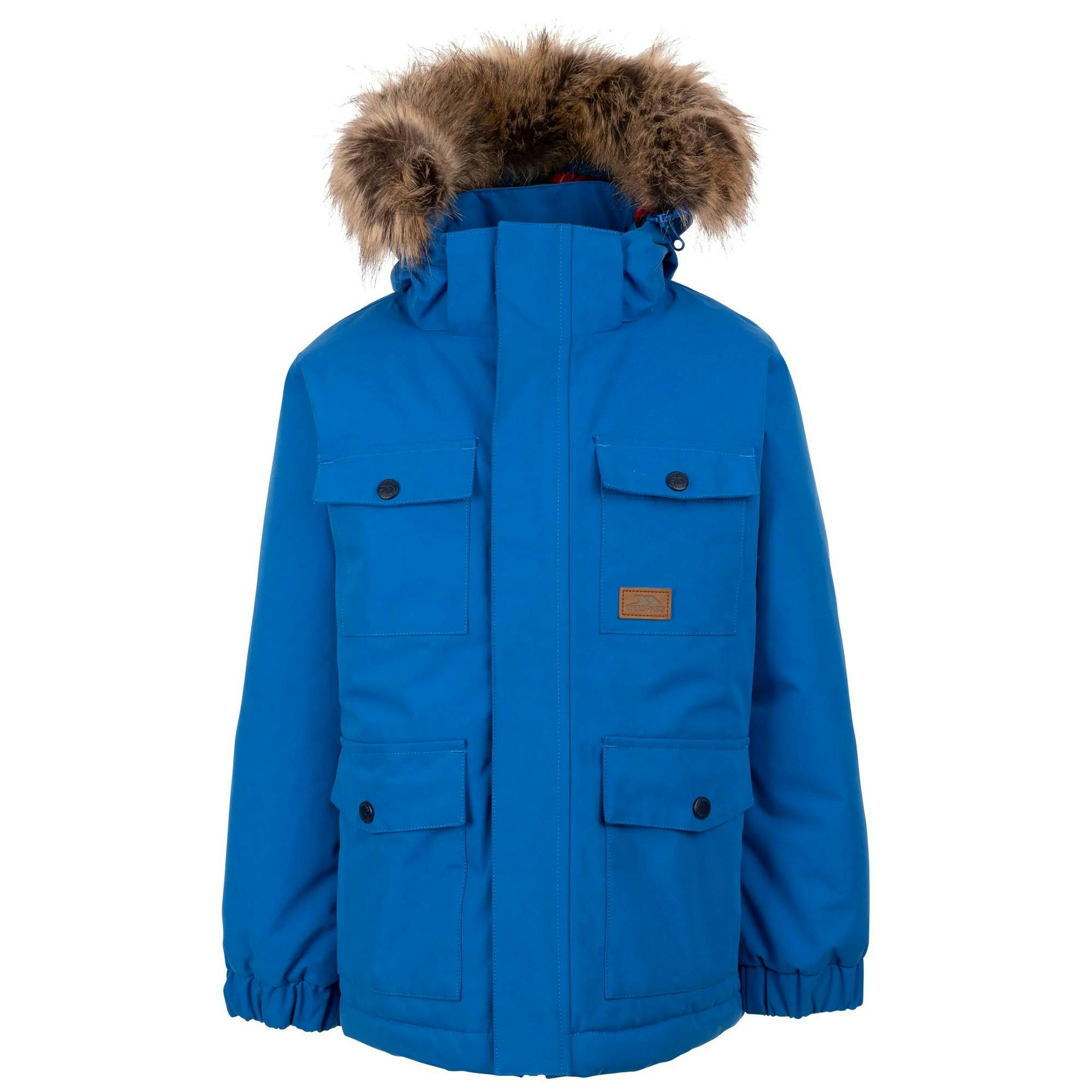 Trespass Boys Blue Upsider Tp50 Jacket - 11-12 Years - 100% Polyester