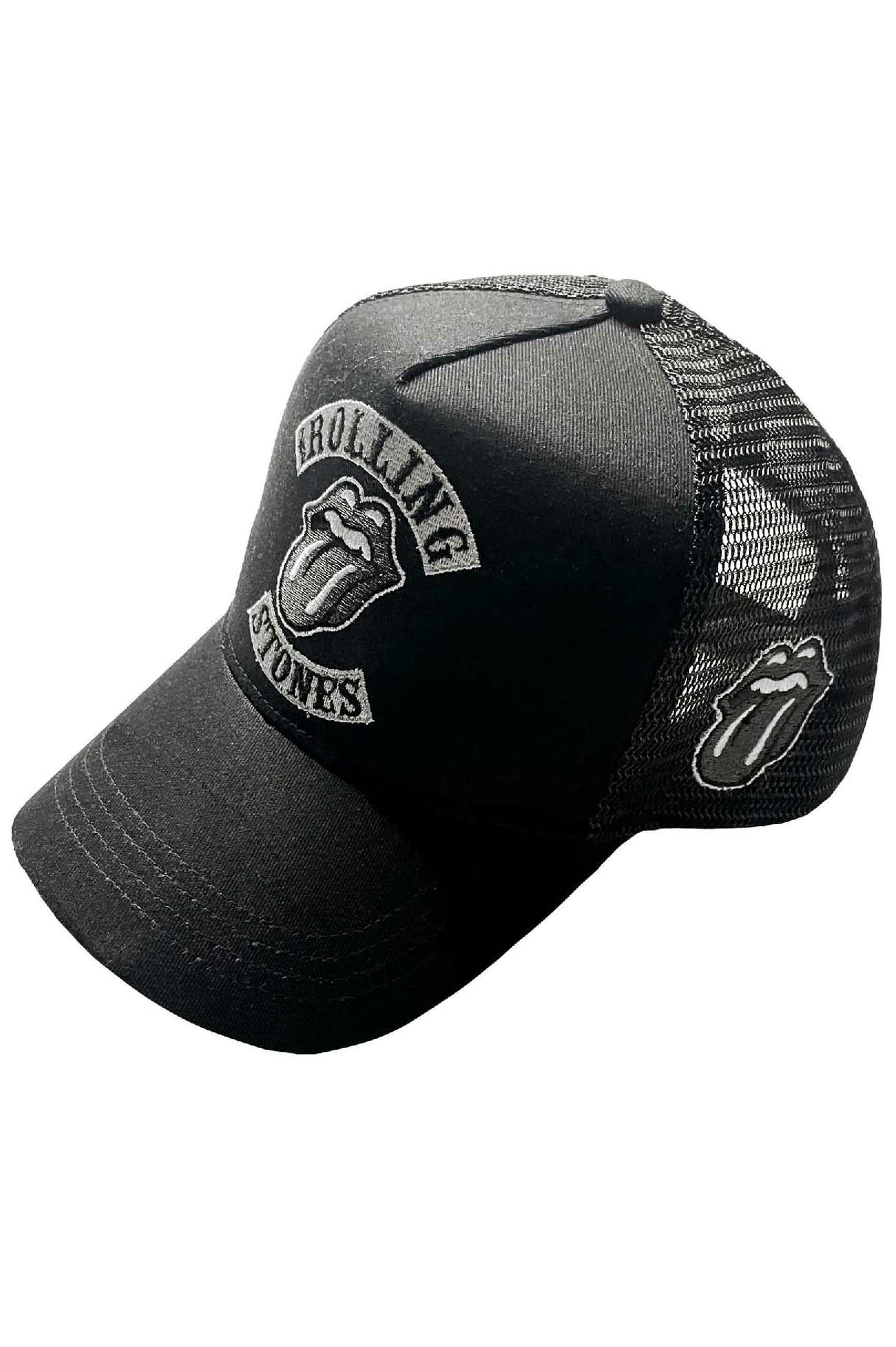 Paradiso Clothing Unisex Black The Rolling Stones Tour 78 Trucker Cap