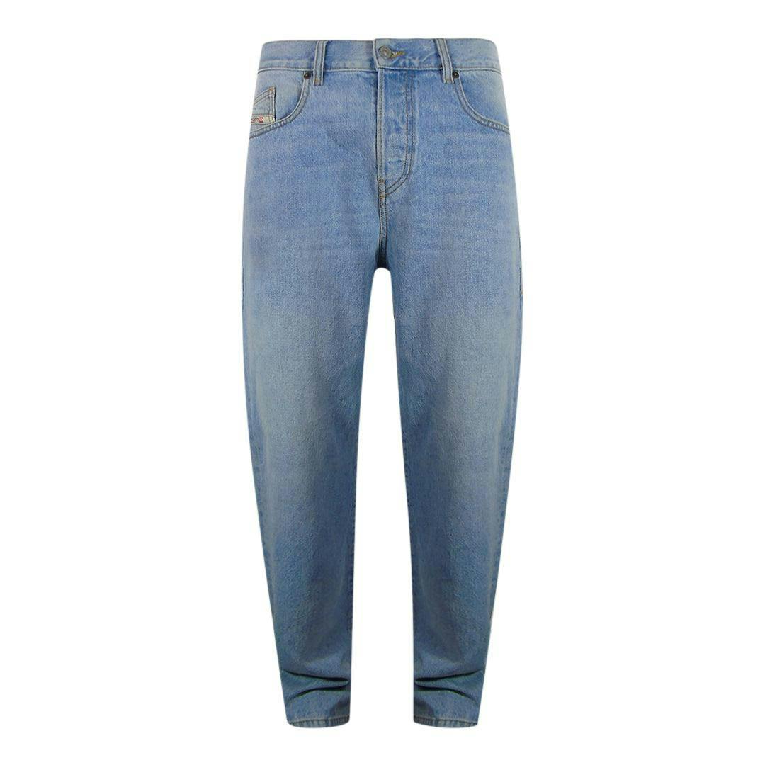 Diesel Men's Light/Blue D-Viker Jeans - 29R - 100% Cotton