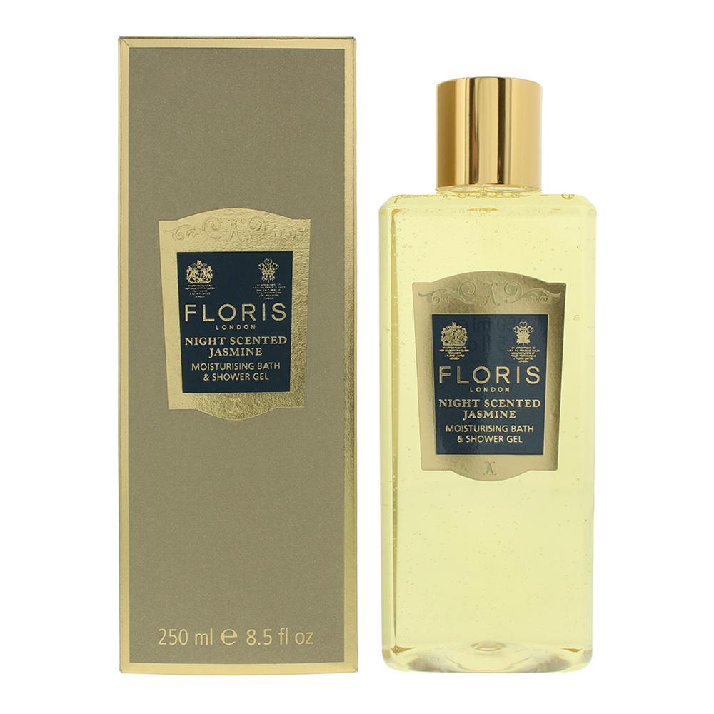 Floris Night Scented Jasmine Moisturising Bath And Shower Gel 250Ml