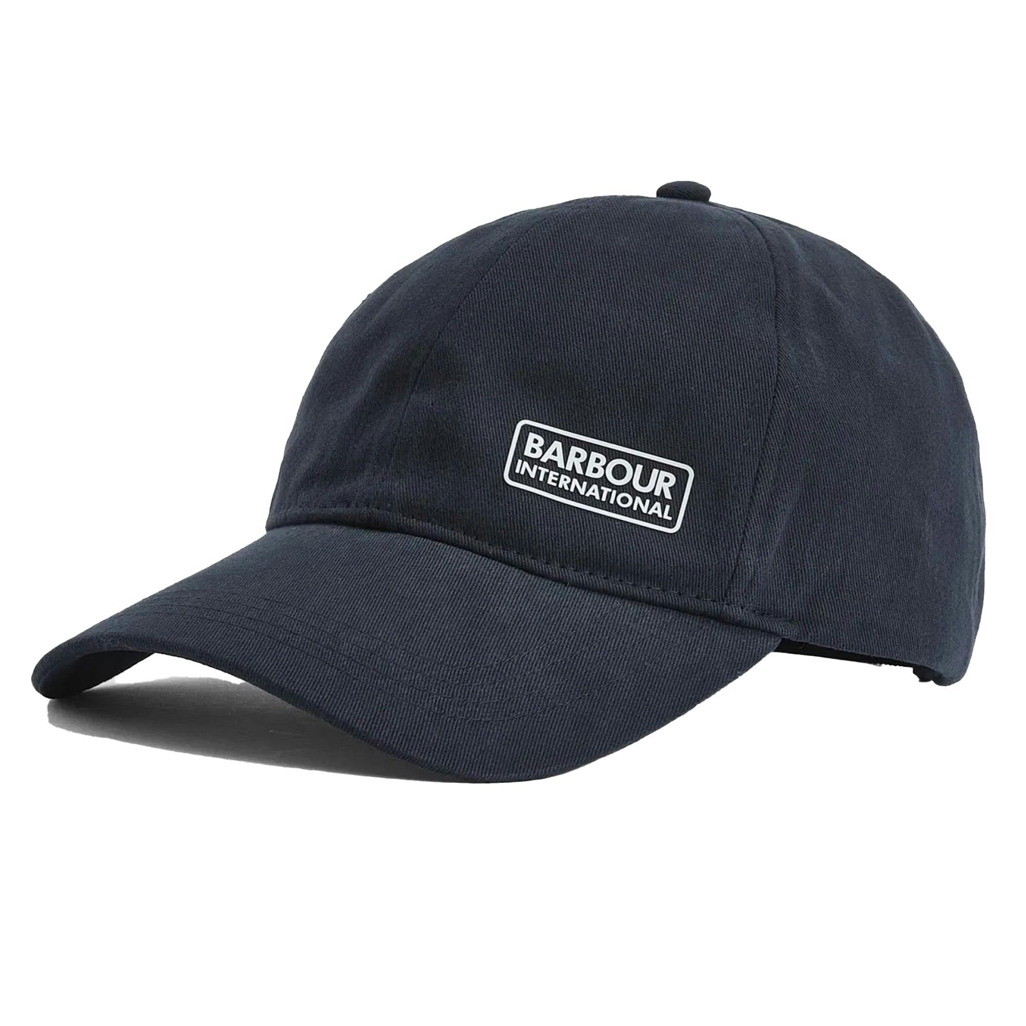 Barbour Black International Norton Drill Baseball Cap Navy - One Size