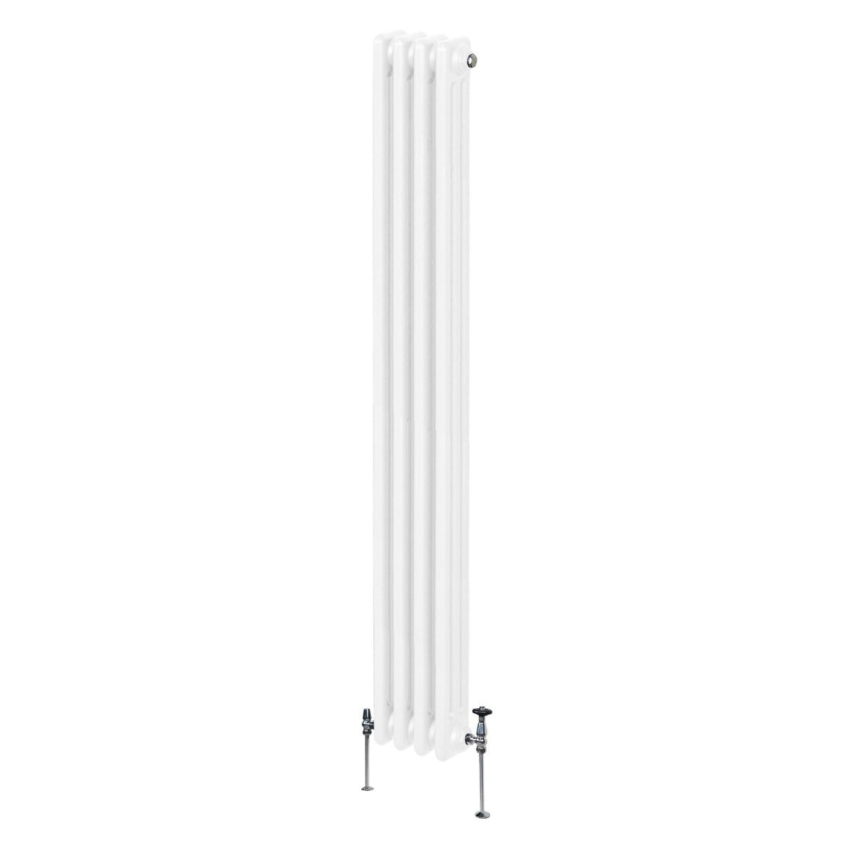 Monstershop White Traditional 3 Column Radiator - 1800 X 202Mm