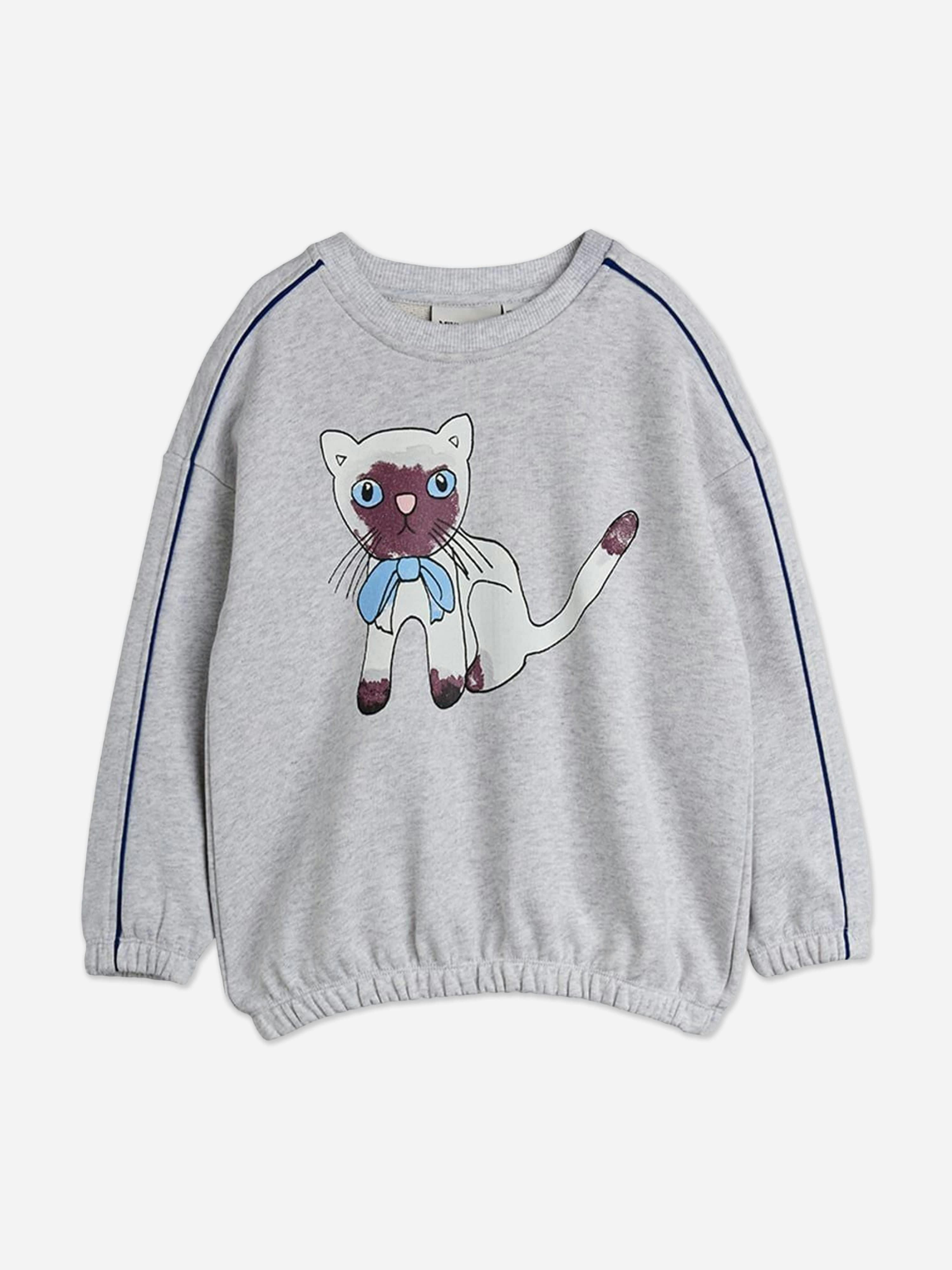 Mini Rodini Grey Baby Siamese Sweatshirt In - 92-98 Cm (1.5-3 Yrs)