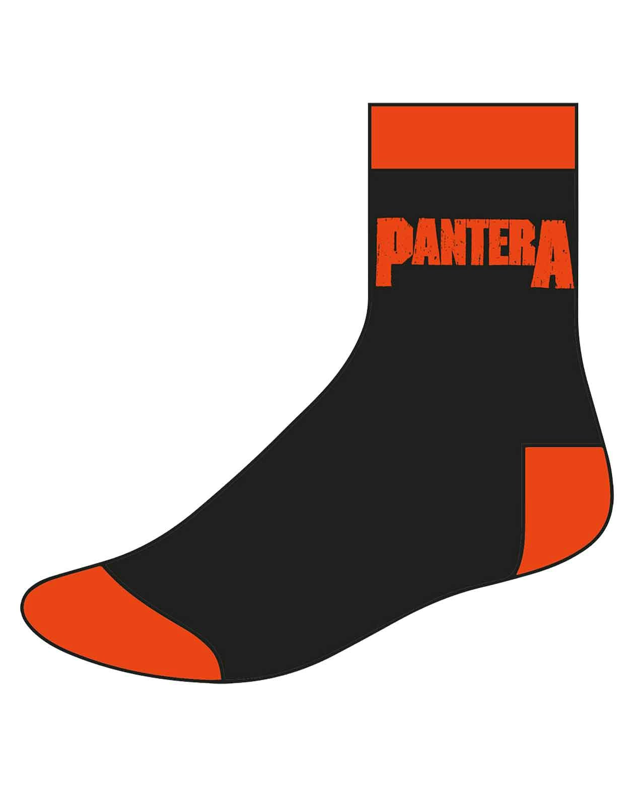 Paradiso Clothing Unisex Black Pantera Classic Band Logo Socks