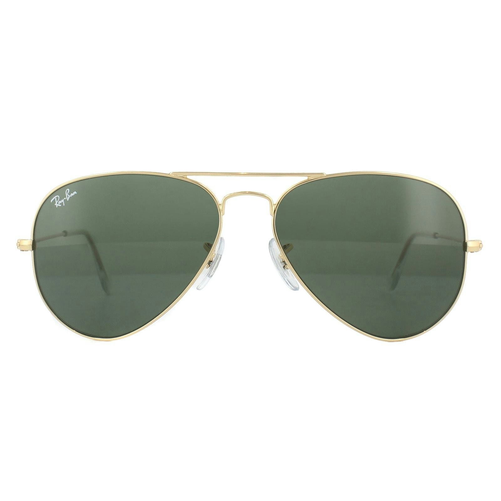 Ray-Ban Aviator Classic RB 3025 Metal Full Rim Sunglasses 58 mm Gold - Image 14