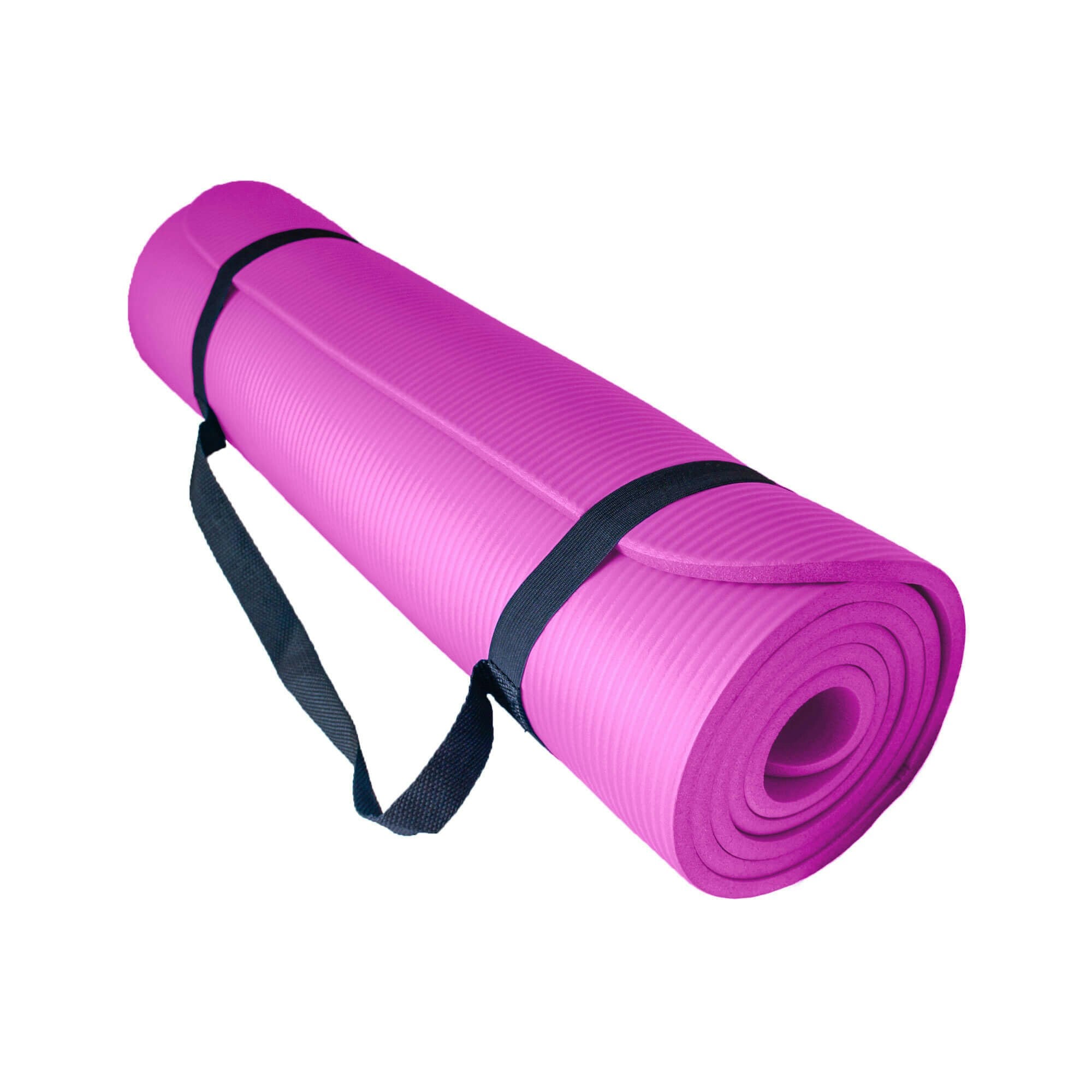 B&Q - Azure 10mm High-Density Exercise Mat For YogaPilatesAnd Floor Workouts - Image 3