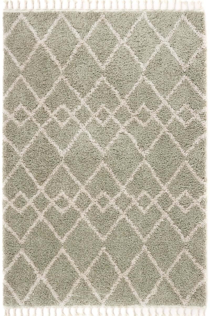 Rackhams Green Moroccan Style Rug – Colour - 120X170 Cm