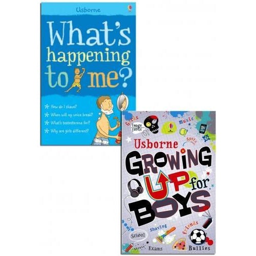 Usborne Boys Whats Happening To Me Growing Up For Collection 2 Books Set