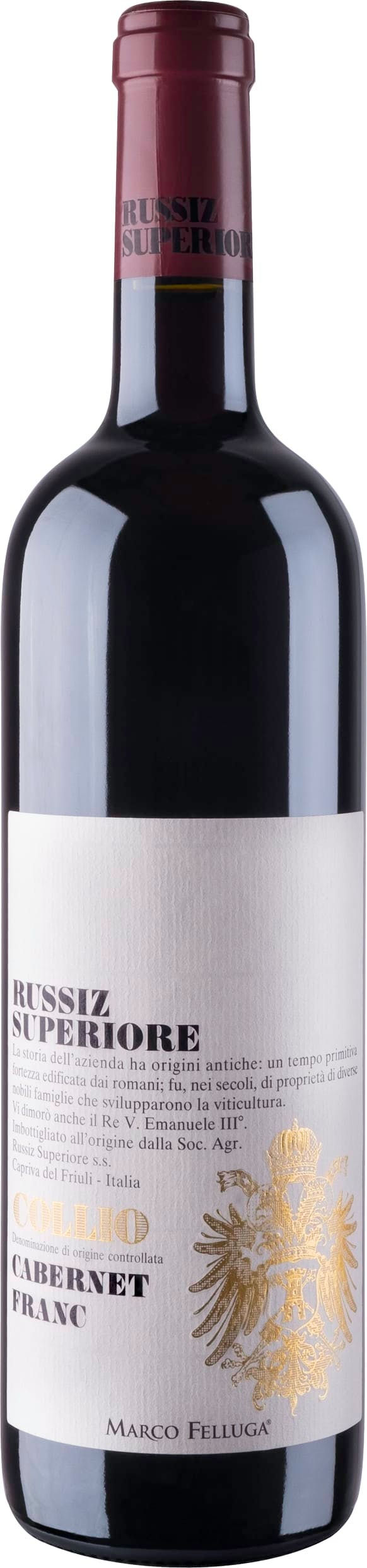 Various Wine Red/Black Russiz Superiore Cabernet Franc, Collio 2023 75Cl - Pack Of 6