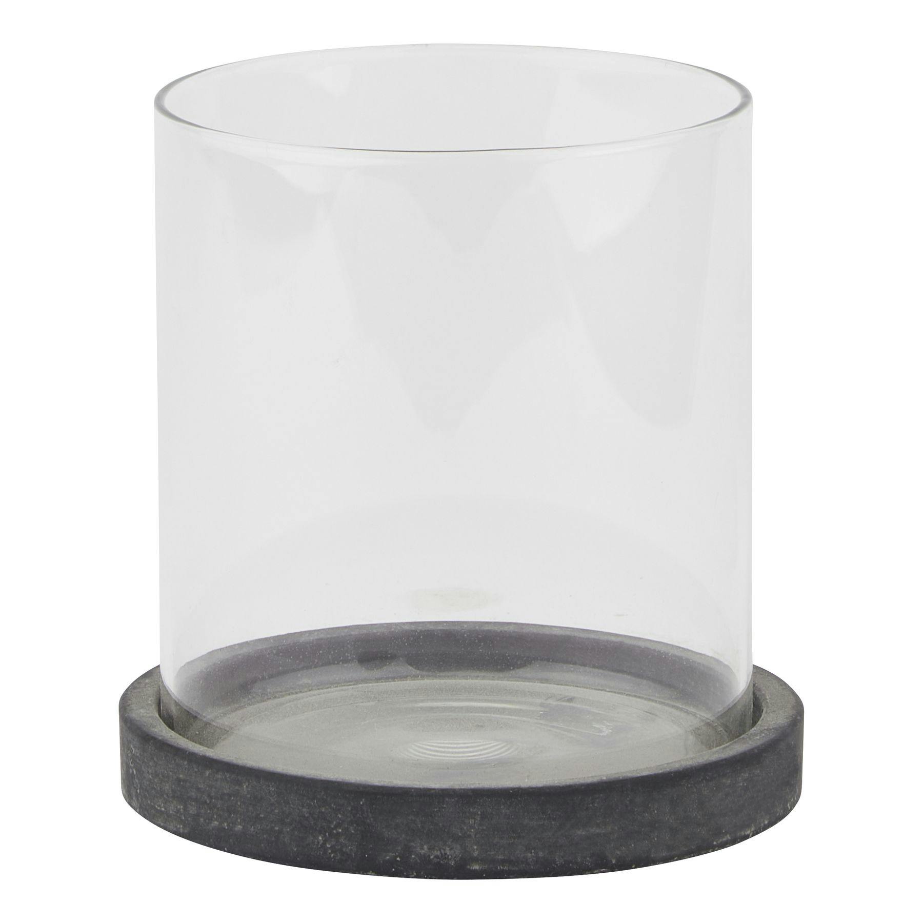 Hill Interiors Grey Amalfi Hurricane Lantern - One Size