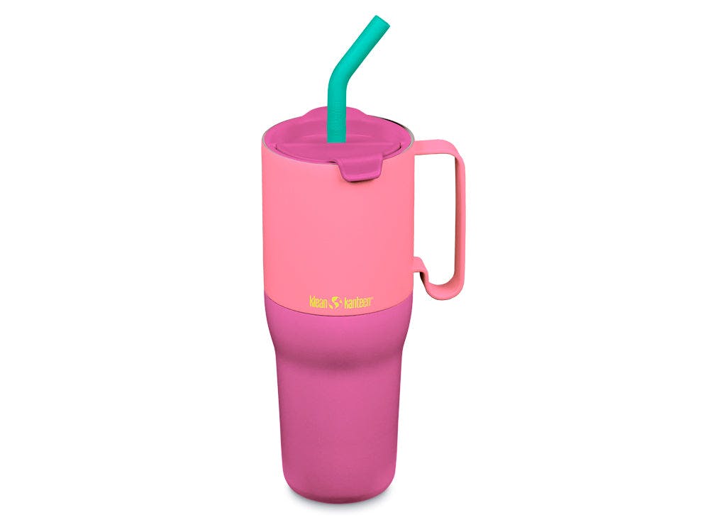 Rackhams Pink 1064Ml Rise Tumbler With Straw Lid - Lemonade Kaleidoscope