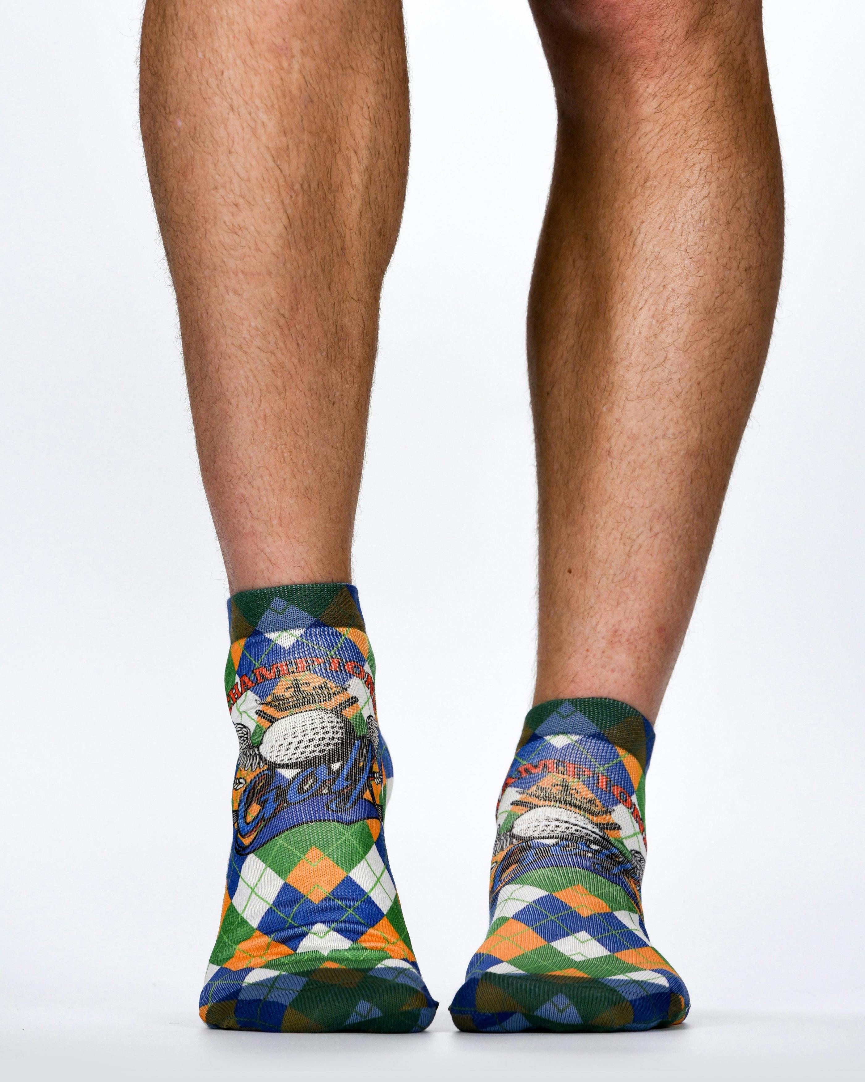 Jemsox Green Golf Cup Wigglesteps Sneaker Socks | Sporty Style & Low-Cut Comfort
